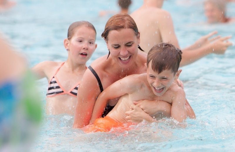 Outdoor swimming pool